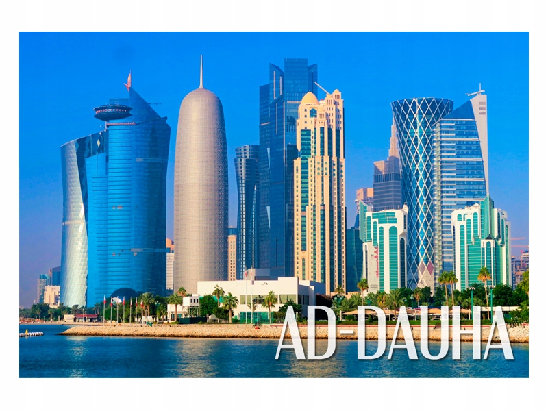 

Katar Doha Wieżowce Magnes na lodówkę