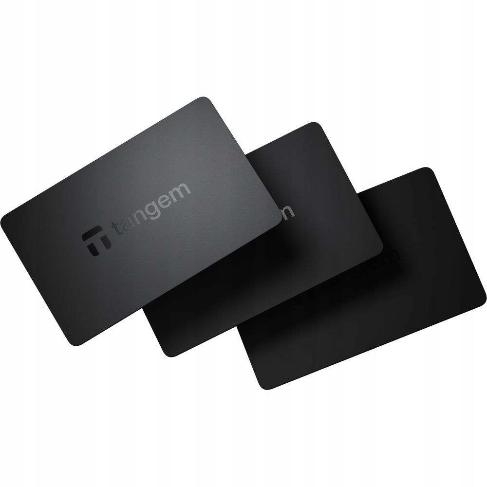 Kryptomenová peňaženka Tangem, karty Nfc, bezpečné, odolné, 3 ks