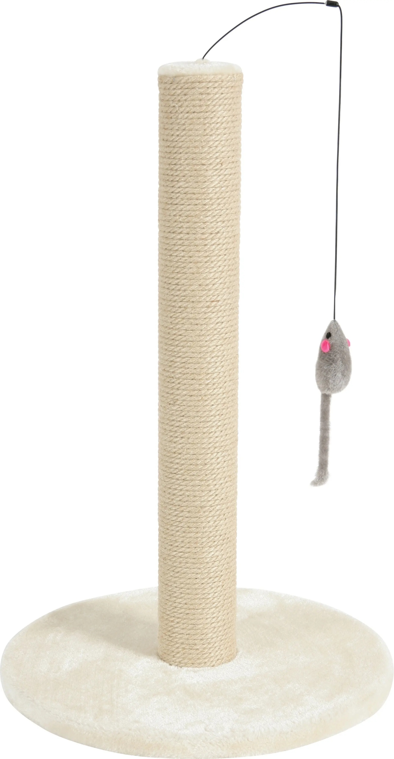 Levně Zolux Škrabadlo sisal sloupek s hračkou 48 cm béžová barva