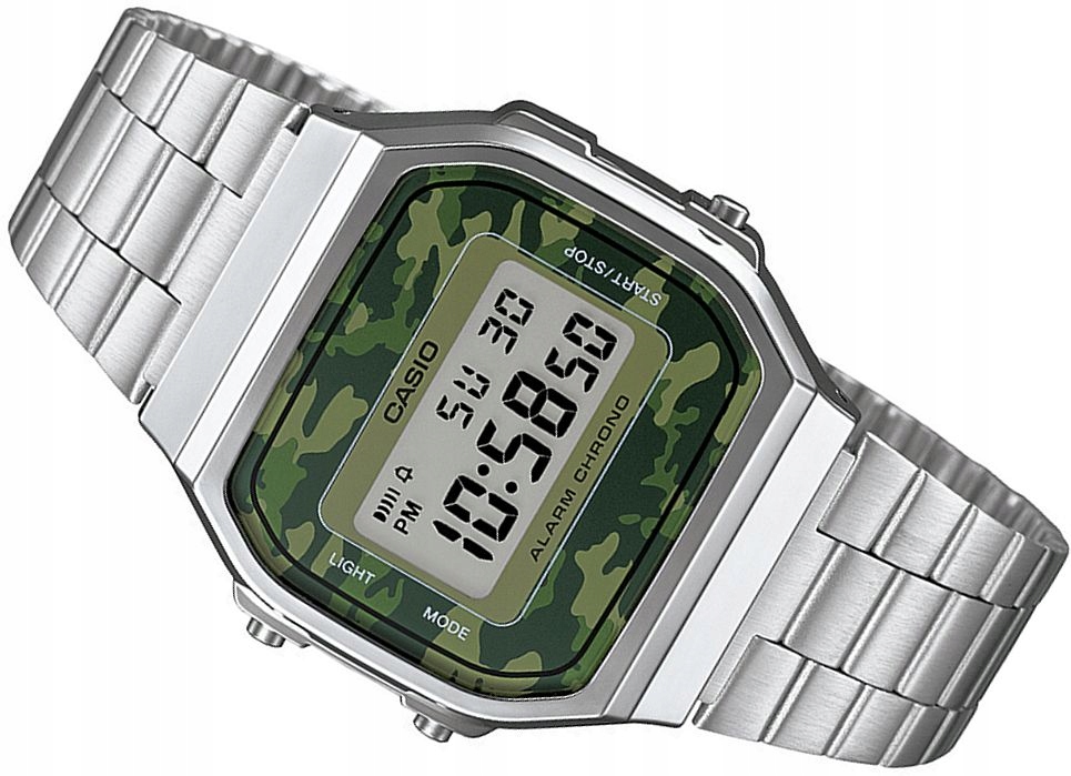 

Zegarek Casio Illuminator Moro A168WEC-3E Retro
