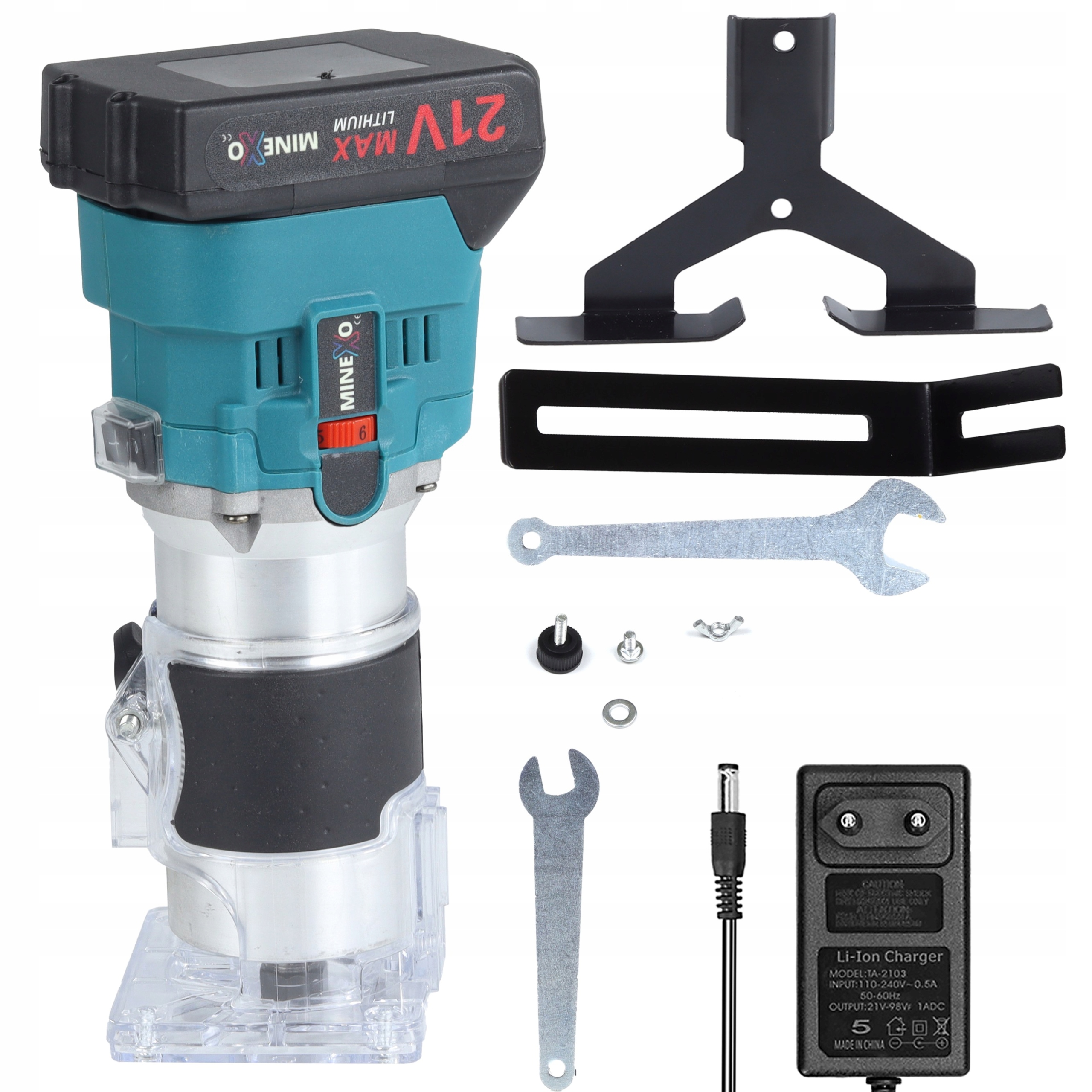 FREZARKA GÓRNOWRZECIONOWA do drewna pionowa 30000 RPM bezprzewodowa + 2xAKU Kod producenta WORKJET_WDD68