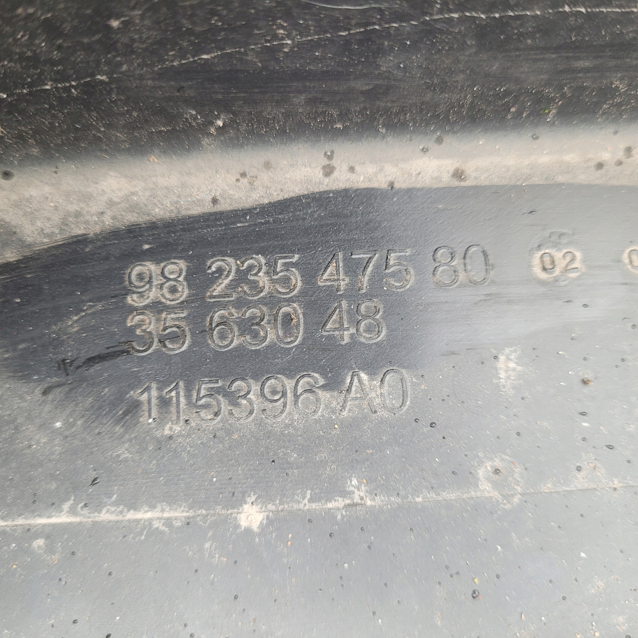 cover chassis right OPEL CORSA F 9823547580