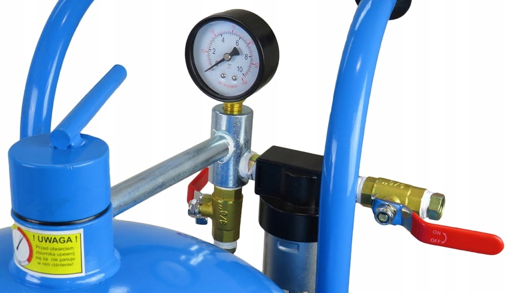 PIASKARKA SYFONOWA 38L MOBILNA MASKA DYSZE ZESTAW Pojemność 38 l