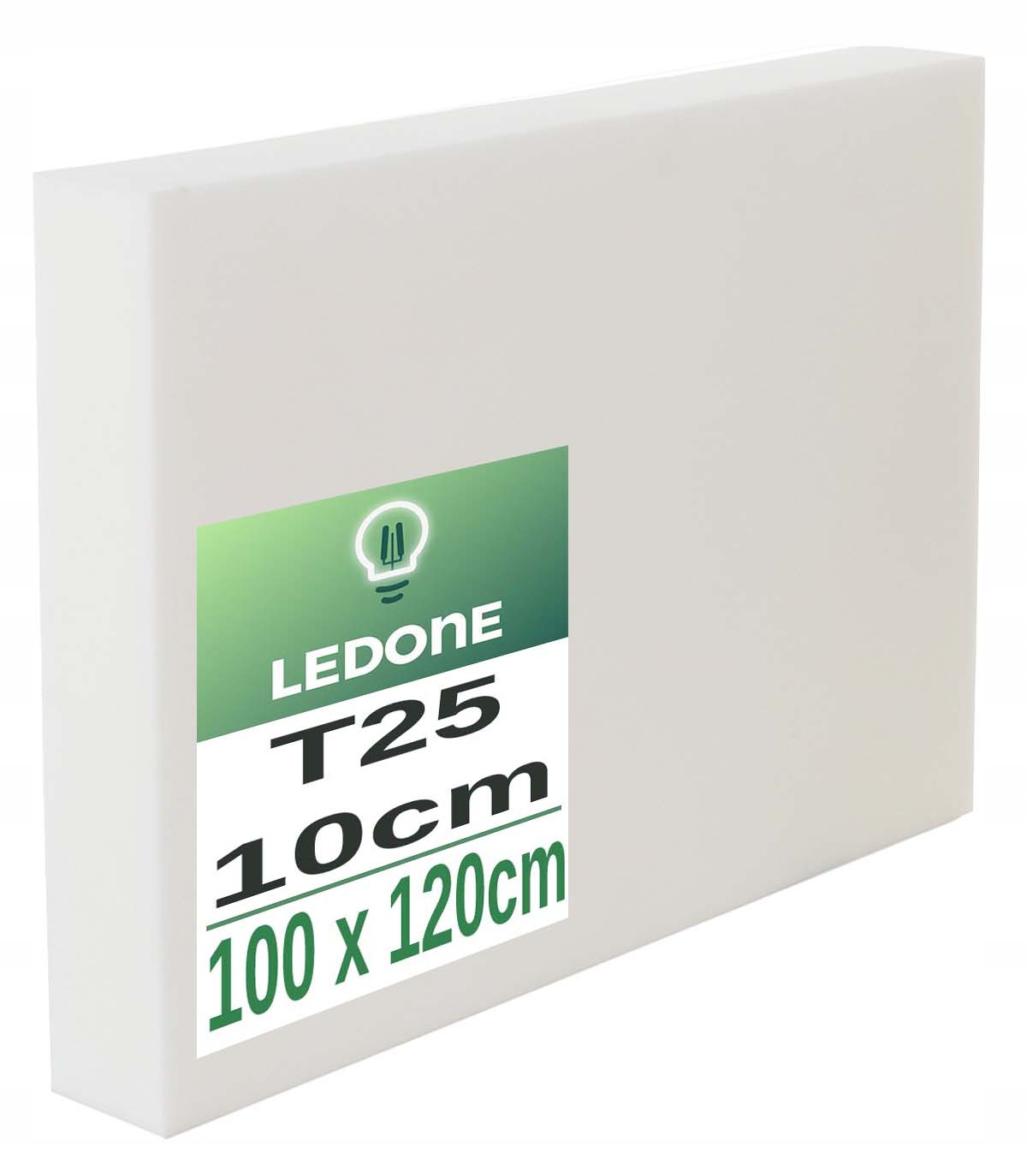 

Pianka tapicerska gąbka meblowa T25 100x120 x 10cm