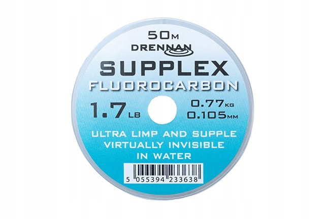 Żyłka Drennan Supplex Fluorocarbon 0.105MM 50M 0.7