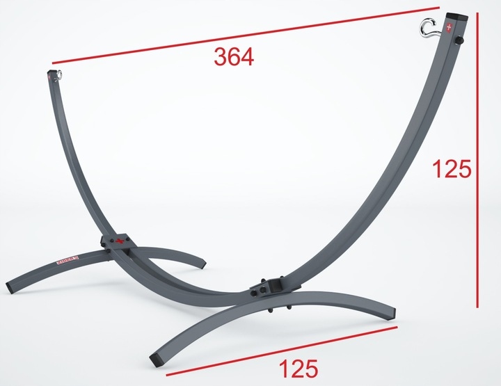 ZIDER OCYNKOWANY stelaż 300kg+hamak 220x160 POLSKI Maksymalne obciążenie 300 kg