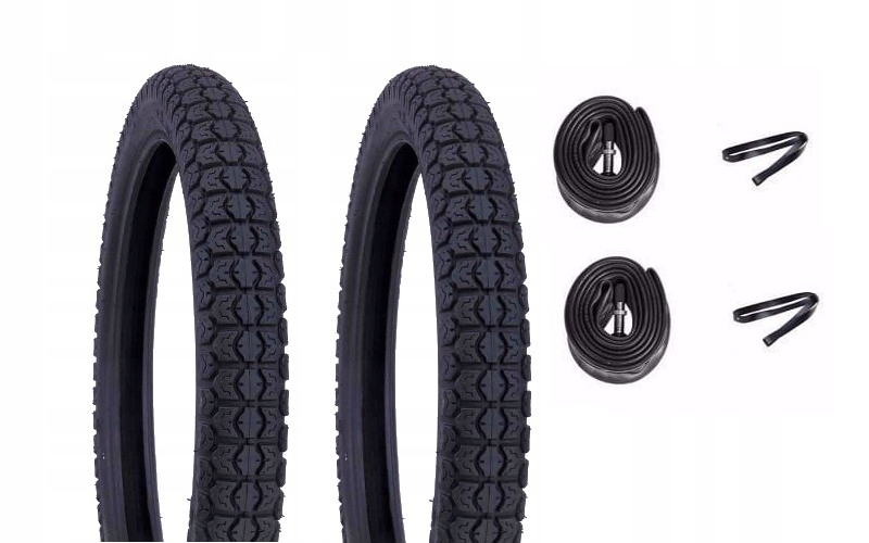 

2x Opona 18 X 3.25 Wsk Wfm Shl Mz Jawa Cz Dętka