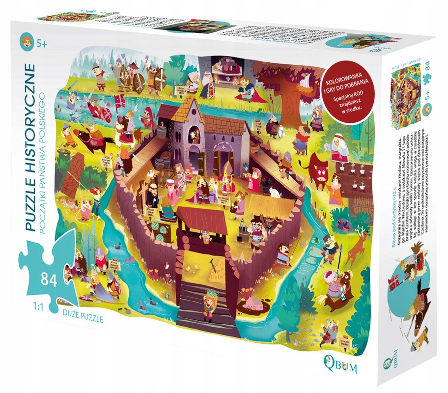 

Puzzle Historyczne Początki Państwa Polskiego 5+