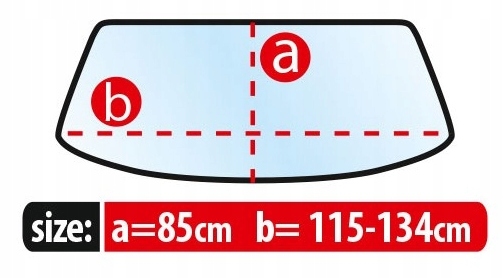 OSŁONA MATA NA SZYBĘ ANTYSZRONOWA 115-134 cm Numer katalogowy producenta 5-3303-246-4010