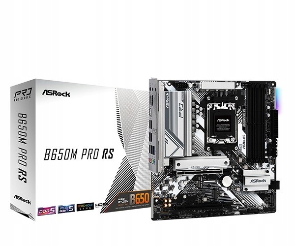Asrock Základní deska B650M Pro Rs AM5 4DDR5 Hdmi/dp mATX
