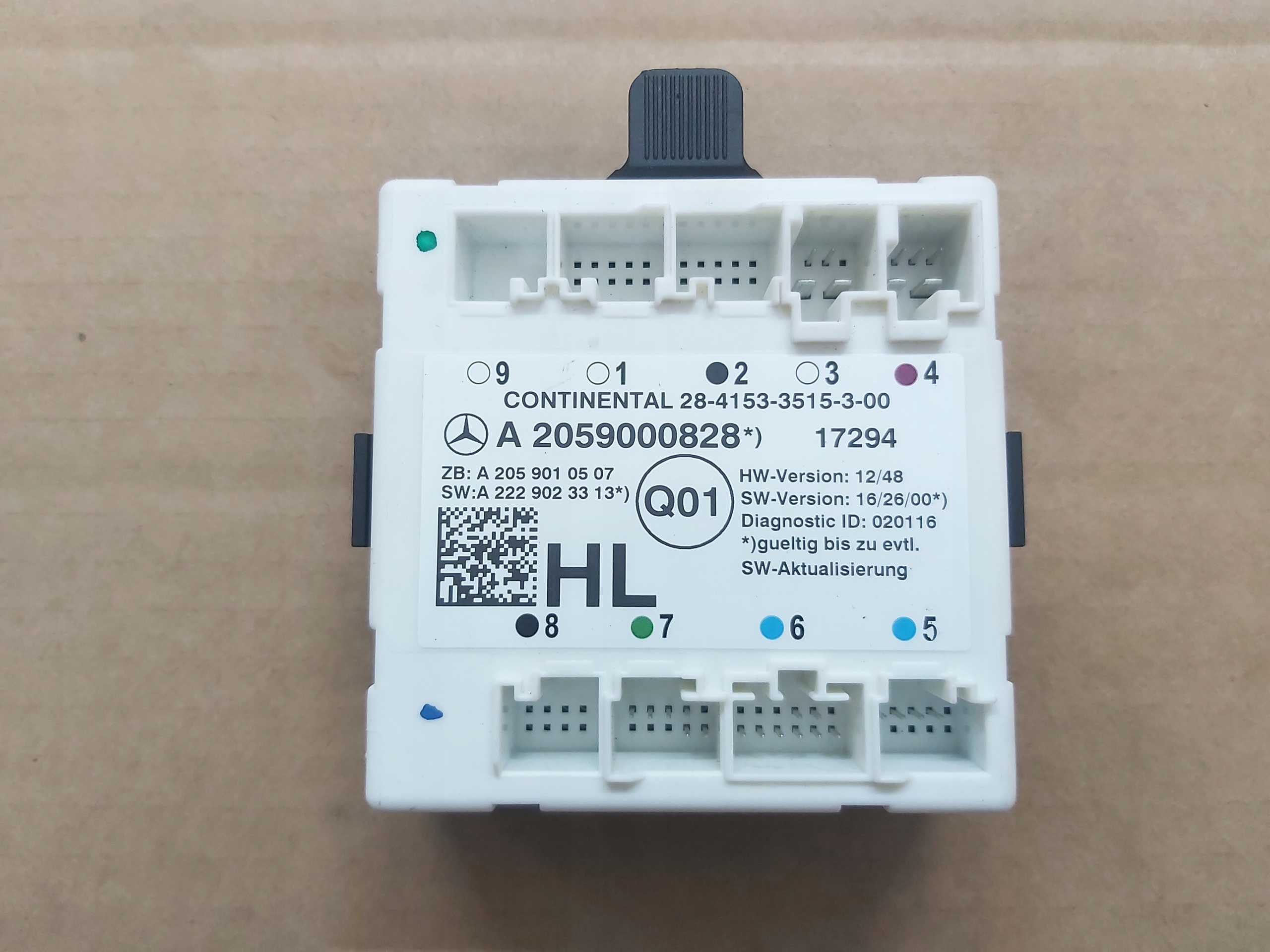module control unit door 2059000828 MERCEDES W205
