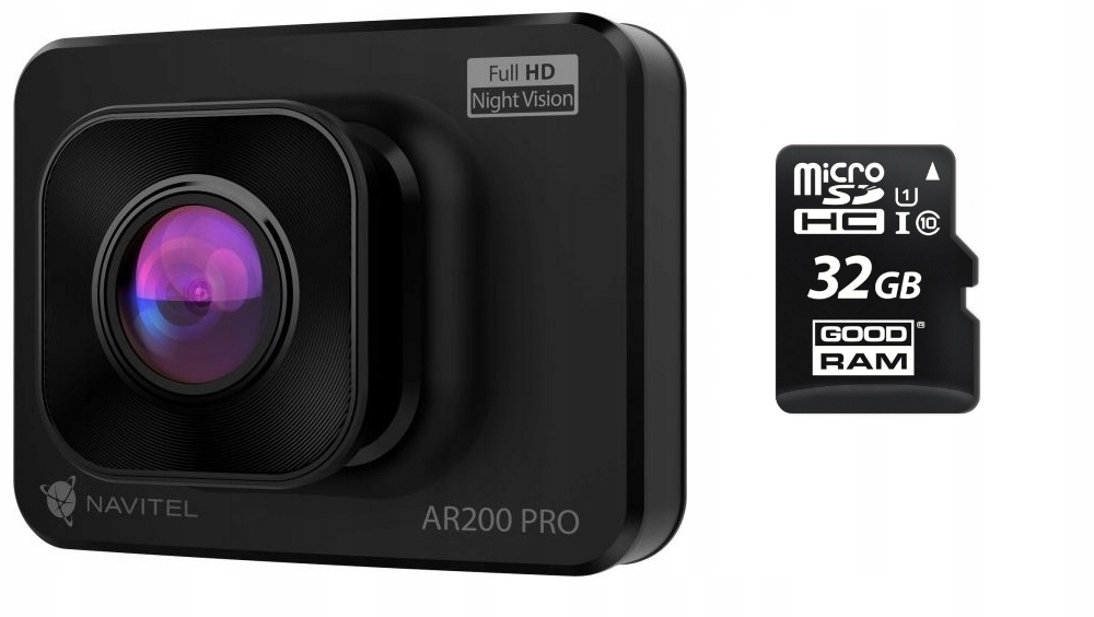 Wideorejestrator Navitel AR200 PRO karta 32GB