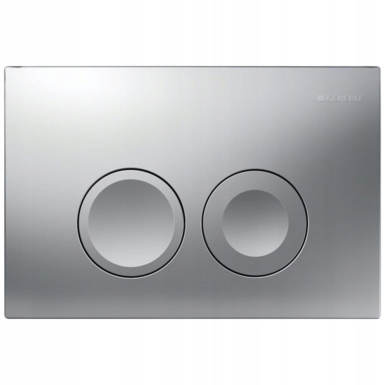 Geberit Tlačidlo DELTA25 Strieborný Matný Basic UP100