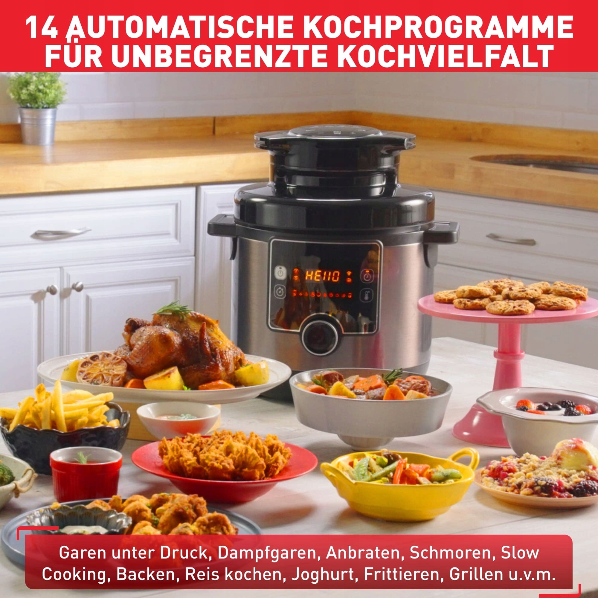 Tefal CY7788 Turbo Cuisine & Fry wielofunkcyjny szybkowar i frytkownica — miniatura 3