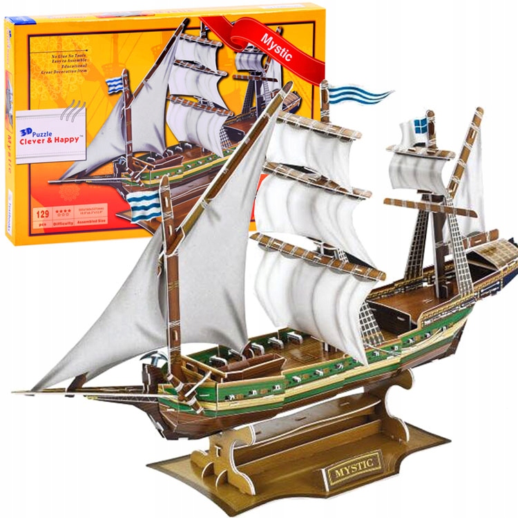 

Puzzle 3D Statek Hms Victory Okręt Morski