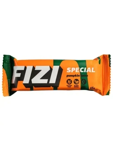 Levně 5 x Tyčinka s dýní a skořicí „pumpkin Latte“ Fizi, 45 g