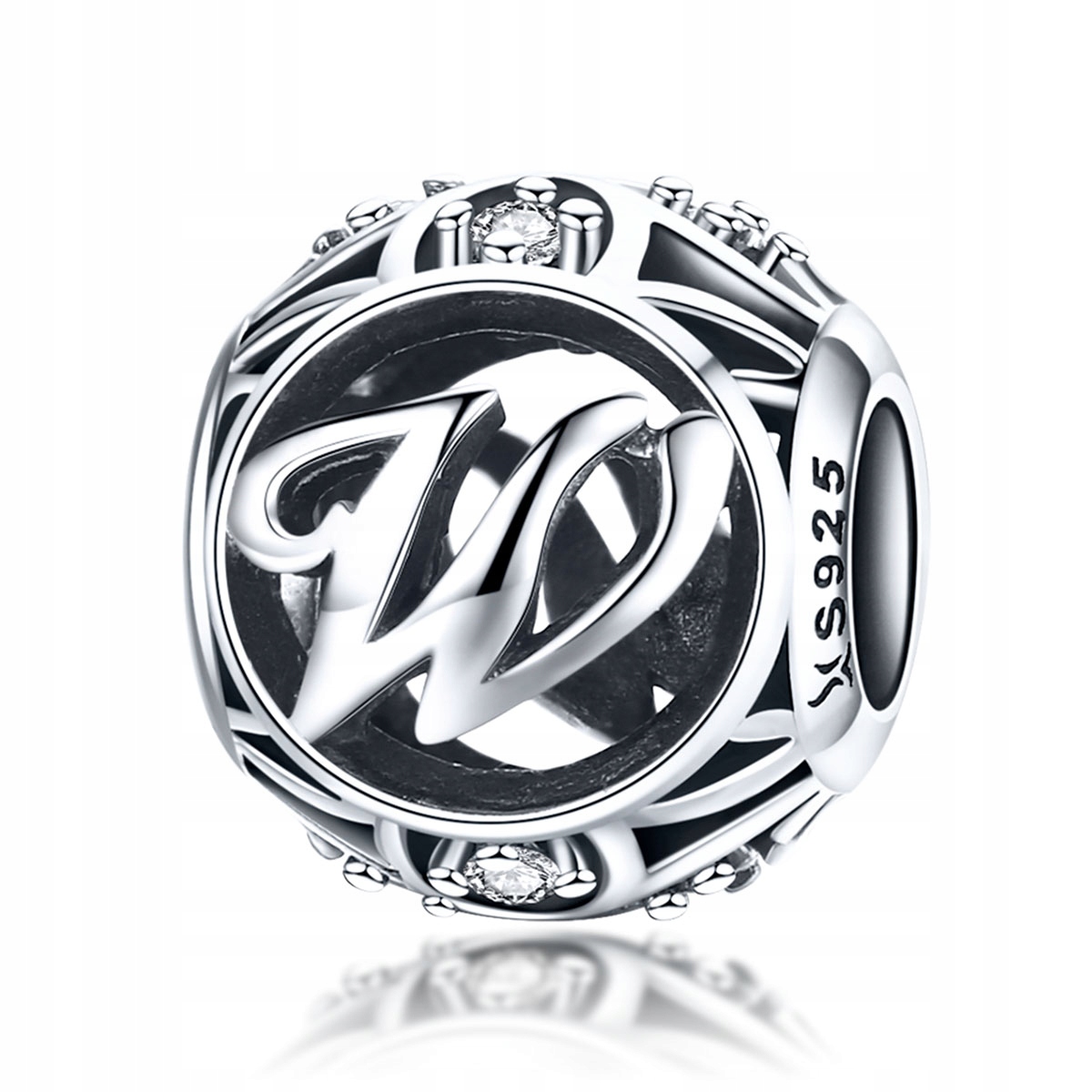 

Zawieszka Charms Litera W do Pandora Srebro 925