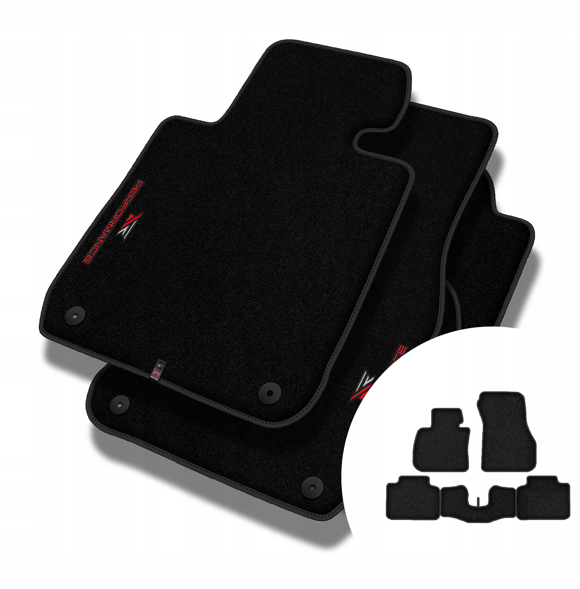 Velúrové koberčeky Performance Premium pre Bmw radu 2 F45 2014-2021