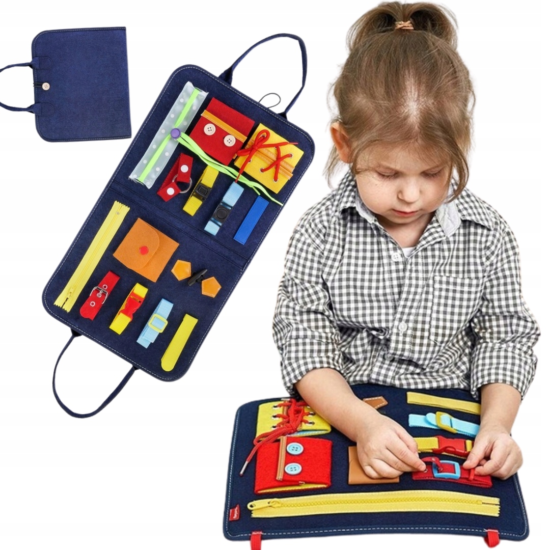 

Tablica Manipulacyjna Torba Sensoryczna Montessori