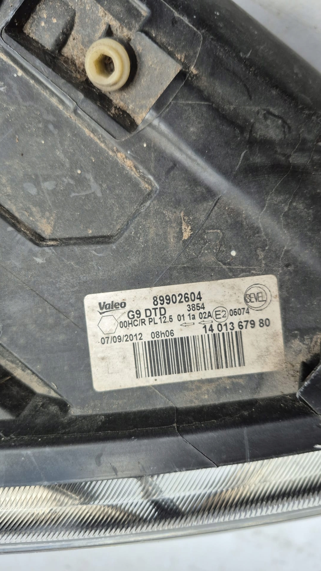 CITROEN JUMPY II EXPERT II SCUDO 07- light right front front 89902604