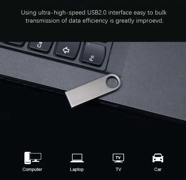 PENDRIVE PAMIEĆ PRZENOŚNA CZARNY 4GB 2.0 Model 4GB