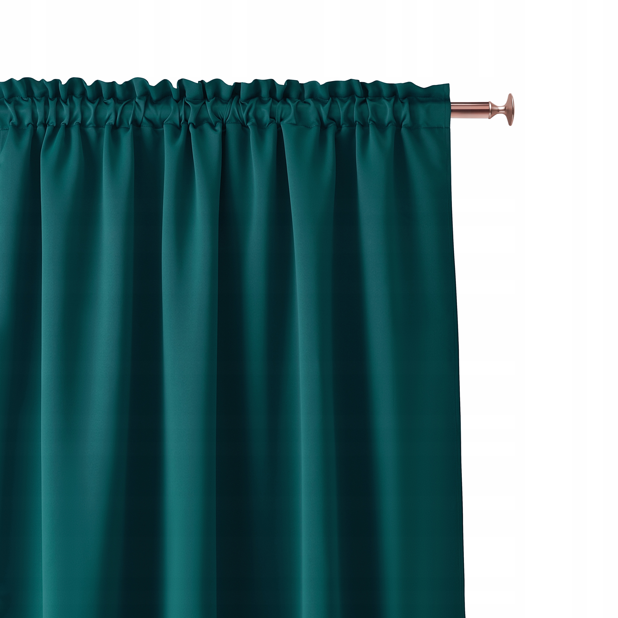 

Zasłona Gotowa Na Taśmie Aura 140x250 Petrol Blue