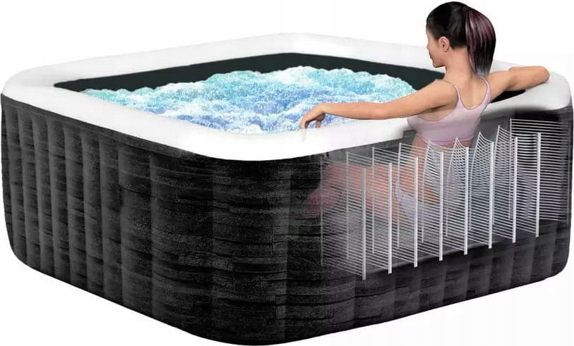 Dmuchane SPA ogrodowe Intex PureSpa Greystone Deluxe dla 6 osób WI-FI LED Długość 196 cm