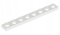 

Lego 3460 płytka 1x8 biały 1 szt Nowy
