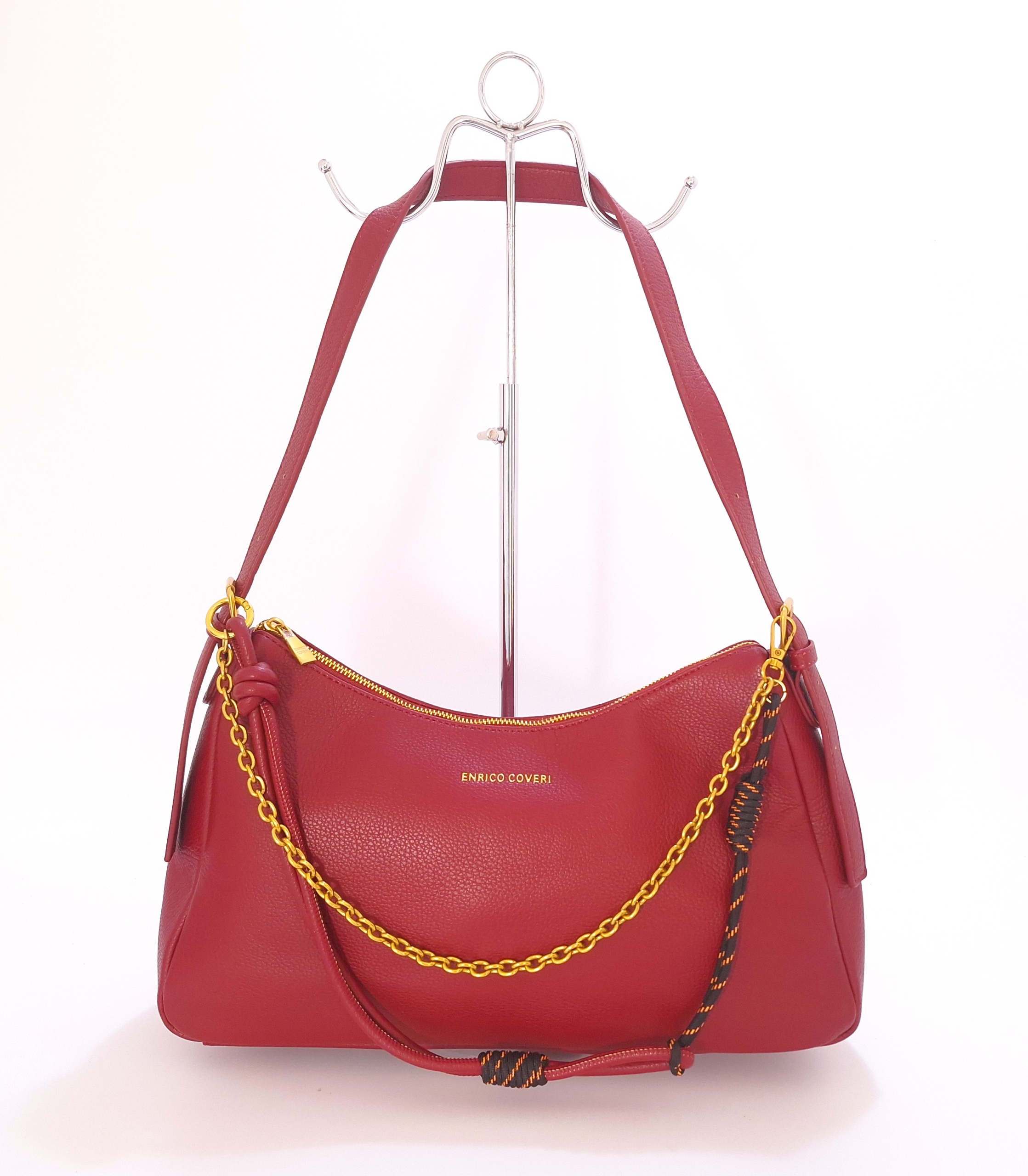 Dámská bordó kabelka přes rameno Enrico Coveri EC2166#