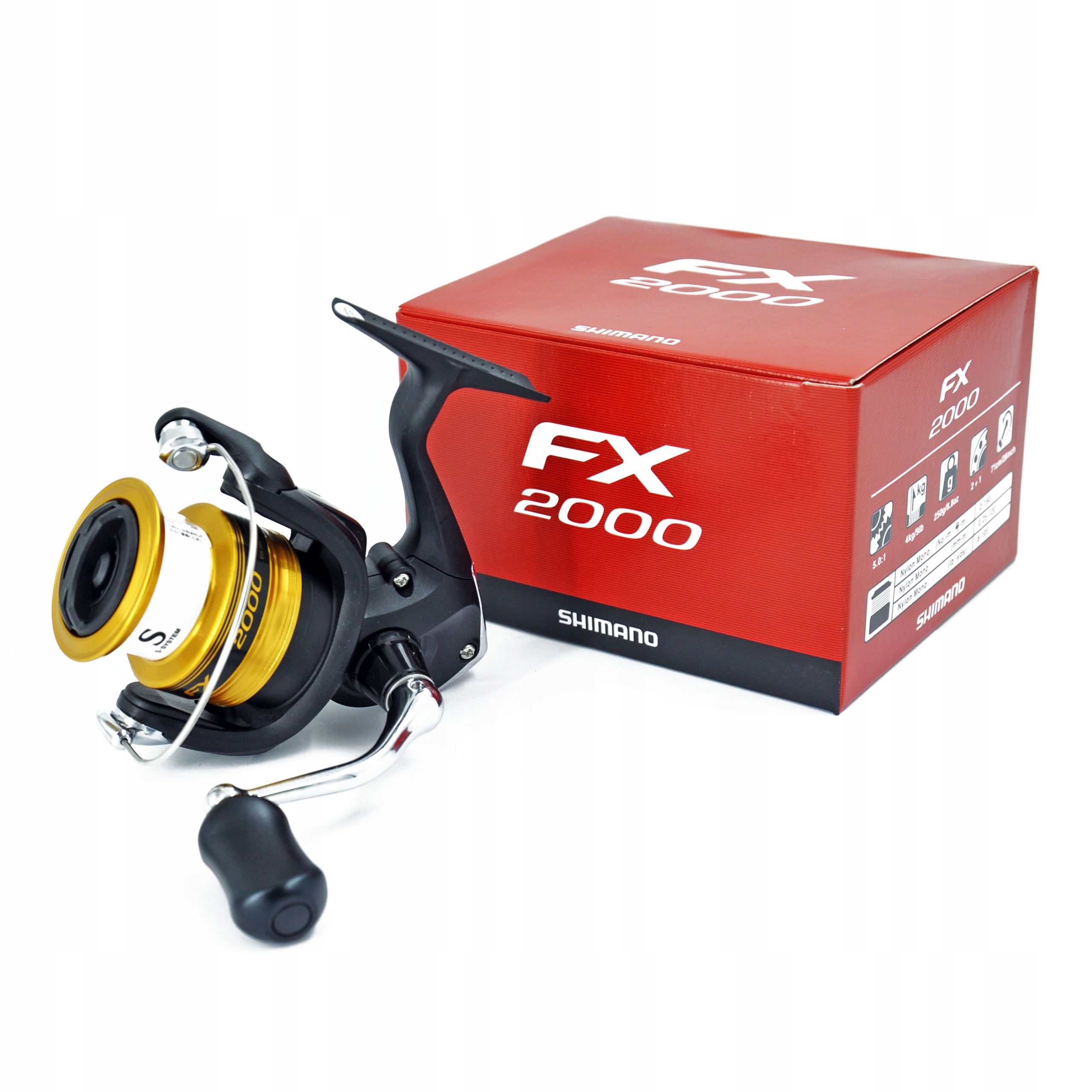 Kołowrotek uniwersalny Shimano Fx Fc 2000 3 łożyska