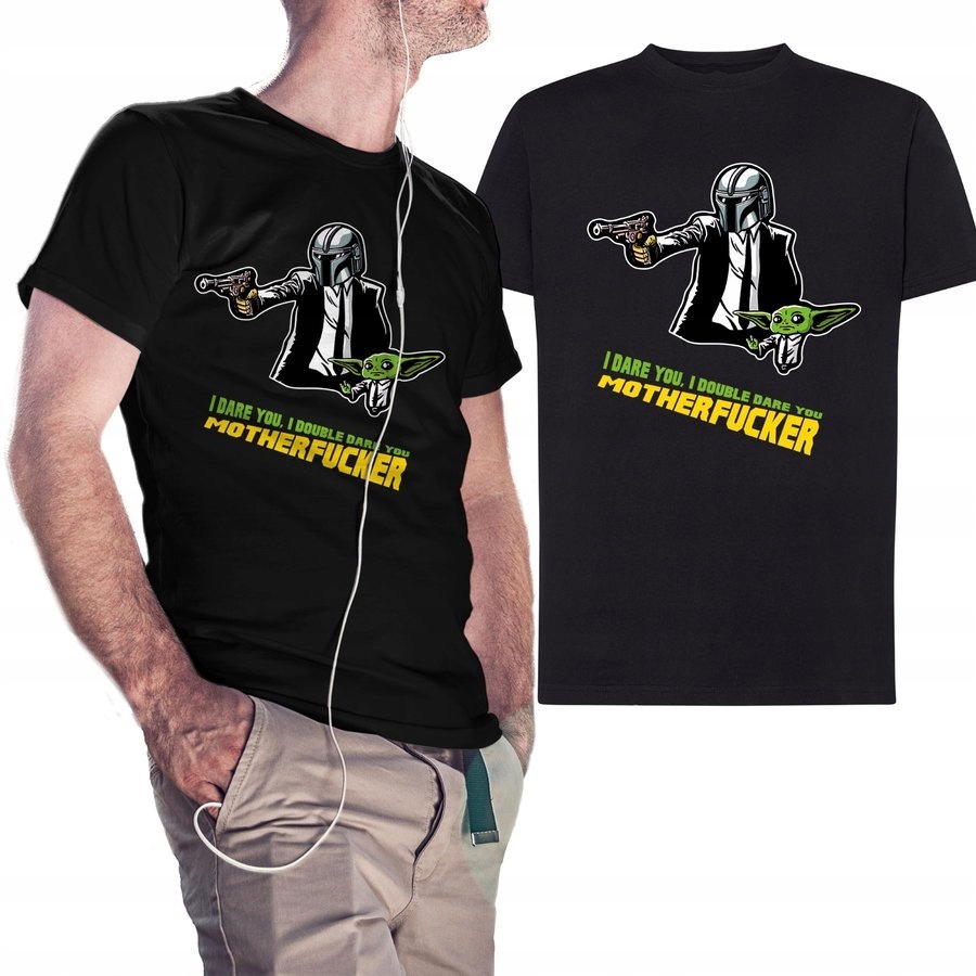 

Koszulka Mandalorian Pulp Fiction prezent M