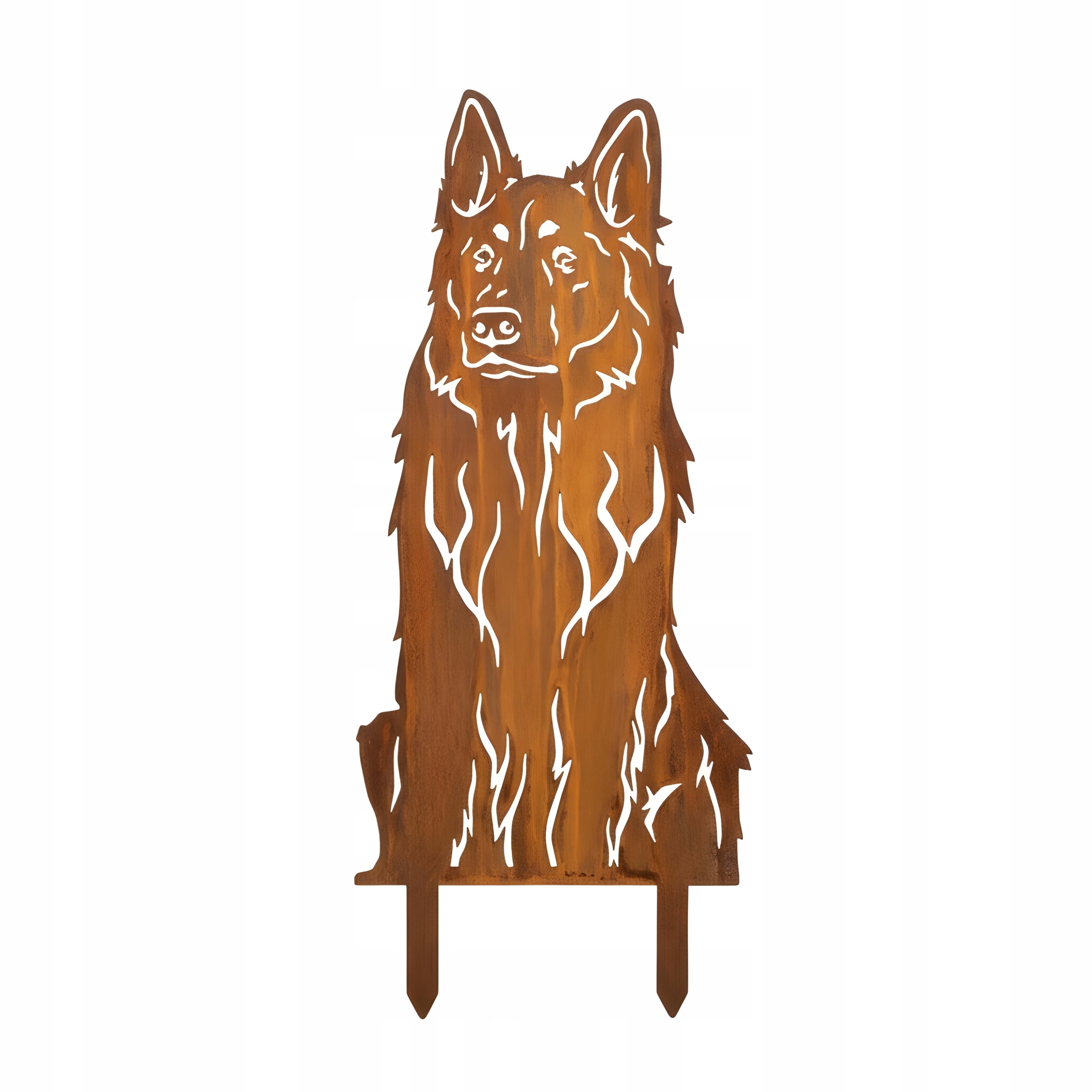 Ozdoby Do Zahrady Rostlin Zahradní Dekorace Pes Figurka Kov Ovčák