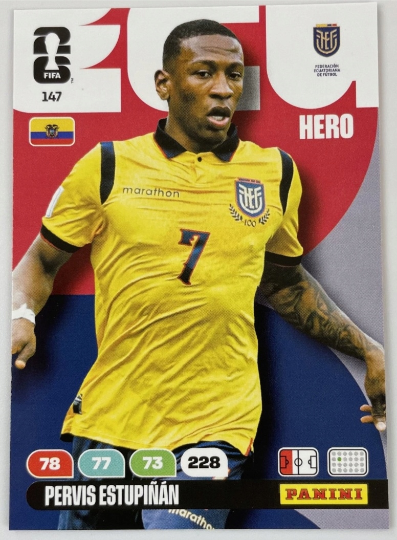2026 Panini World Cup Pervis Estupinian Ekwador Nr 147 Hero /ec