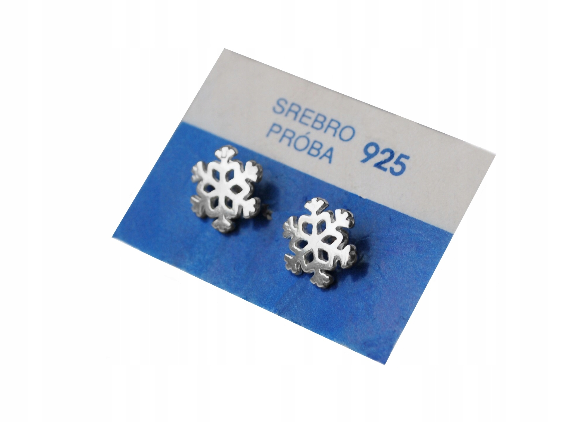 

PR.925 Srebrne Kolczyki Płatki Śniegu Śnieżynki