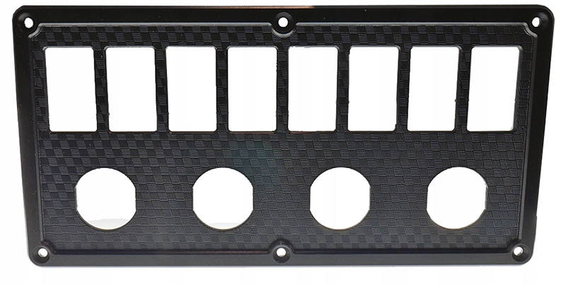RAMKA PANEL CARLING PRZELACZNIK X8 + 4 USB PLASTIK