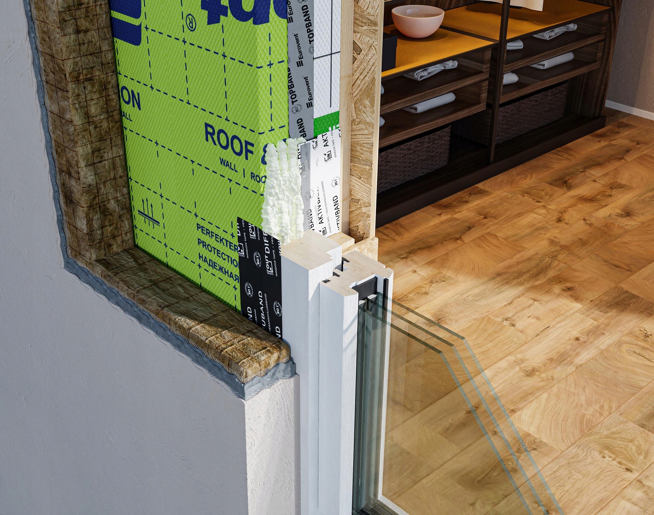 TAŚMA CIEPŁY MONTAŻ OKIEN PEŁNY KLEJ ZEWNĘTRZNA IZOLACYJNA DIFFUBAND SK2 EAN (GTIN) 5905090702115