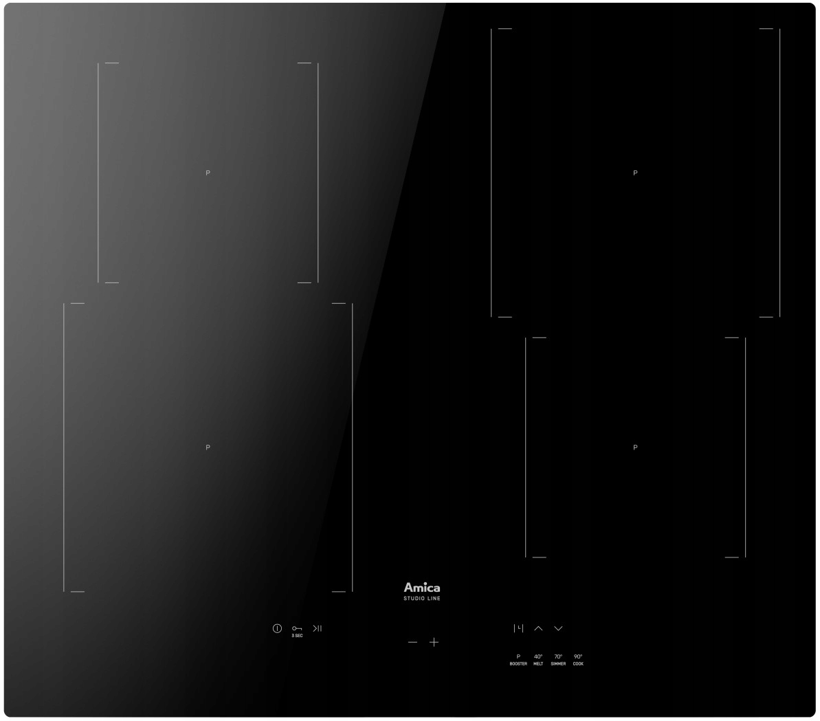 Płyta indukcyjna Amica PI6540PHTUN 3.0 Studio 60cm