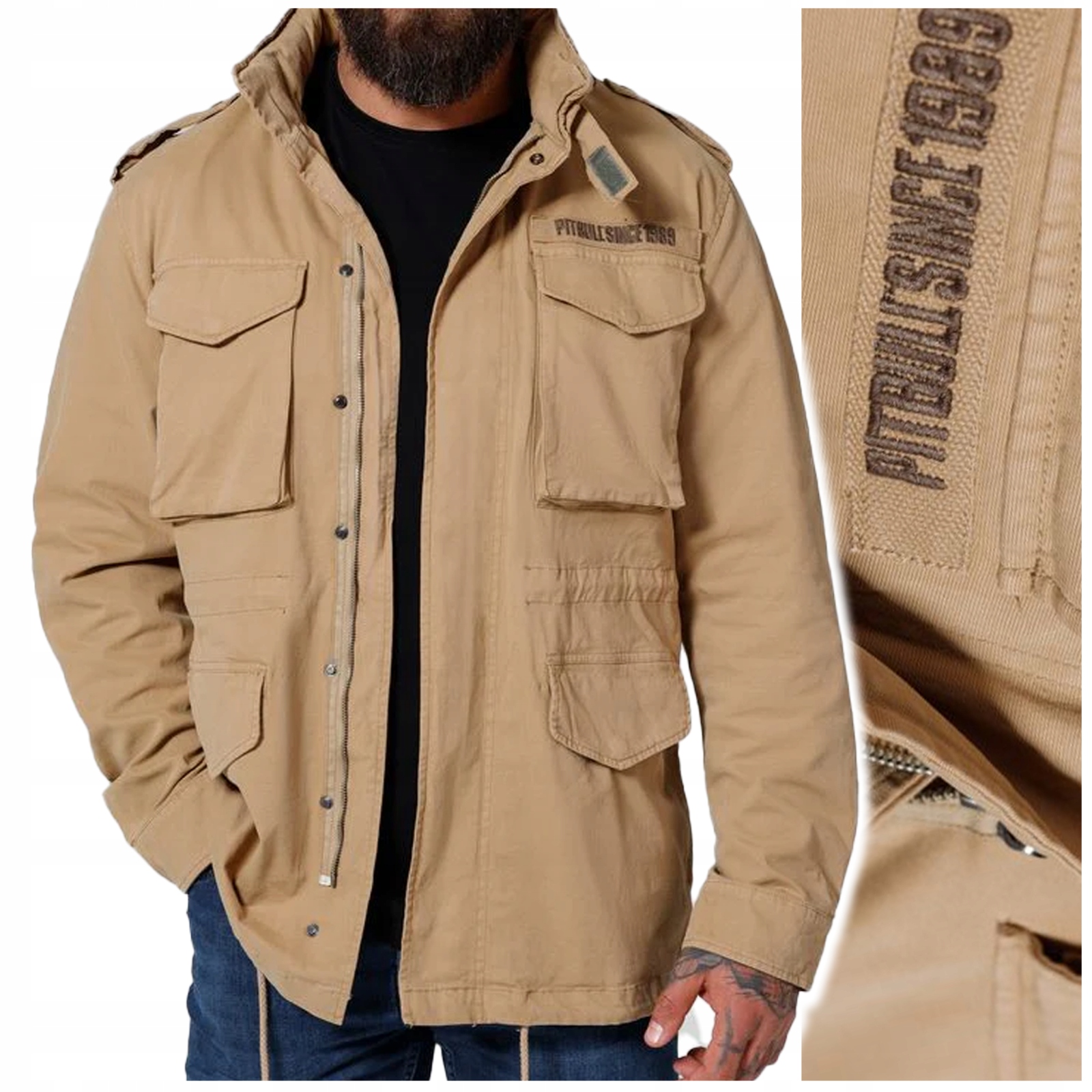 Pánská polní vojenská přechodová bunda Pit Bull M65 vel. S