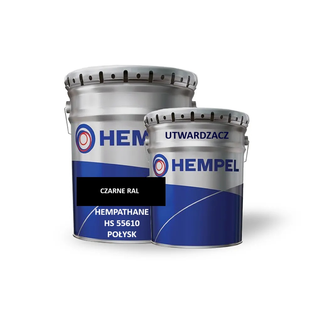 Farba Poliuretanowa Do Metalu Połysk Hempel Hempathane Hs 55610 5L Czarna