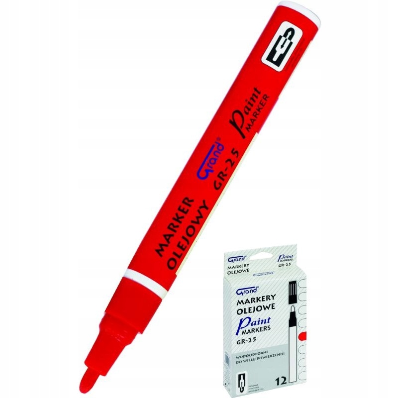 

Marker Olejowy Grand, Czerwony