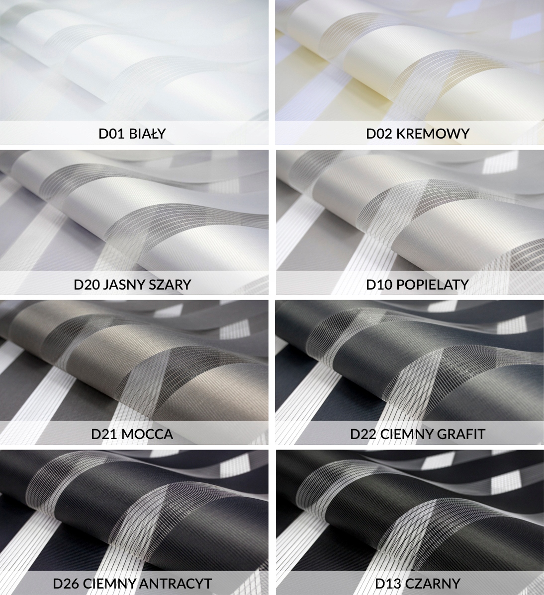 Roleta Dzień i Noc w Kasecie- NA WYMIAR -BALKON Długość 220 cm