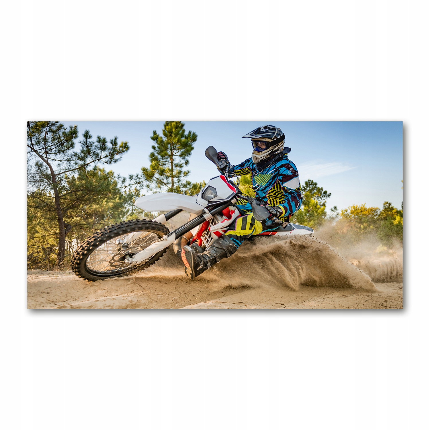 

Foto obraz na szkle akrylowym Motocross 120X60 cm