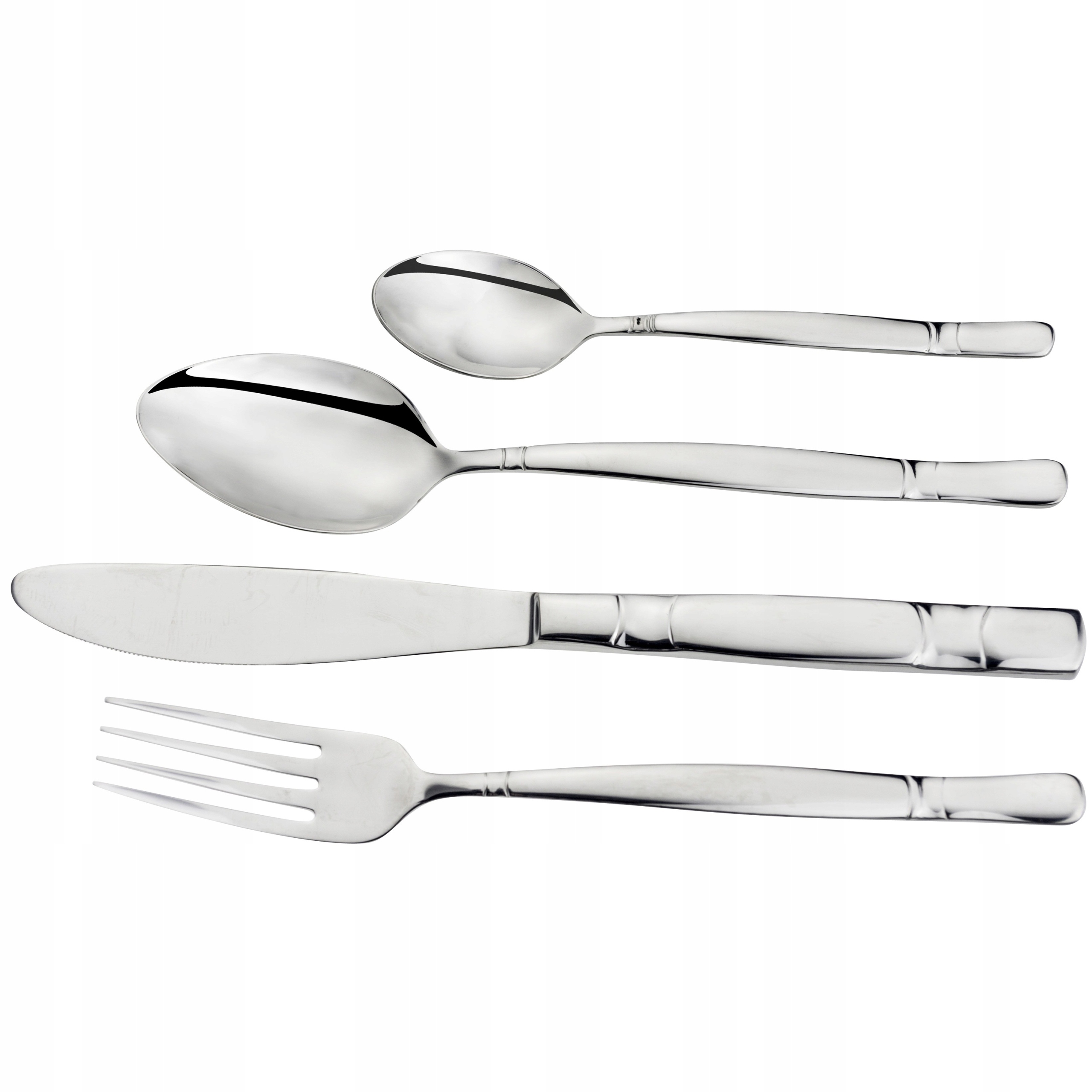 SZTUĆCE 24el / 6 OSÓB STAL POŁYSK JAKOŚĆ 9 WZORÓW