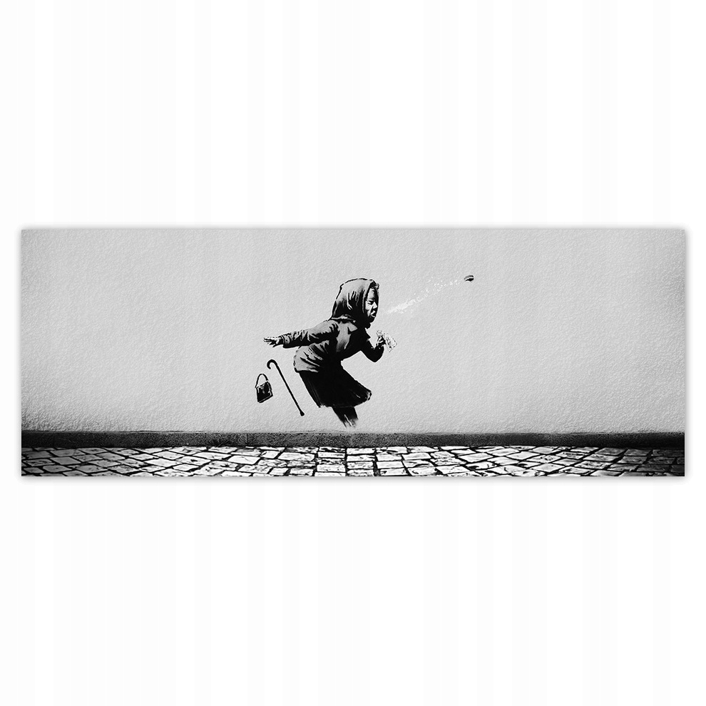 

Fototapety flizelina 250x93 Banksy Babcia