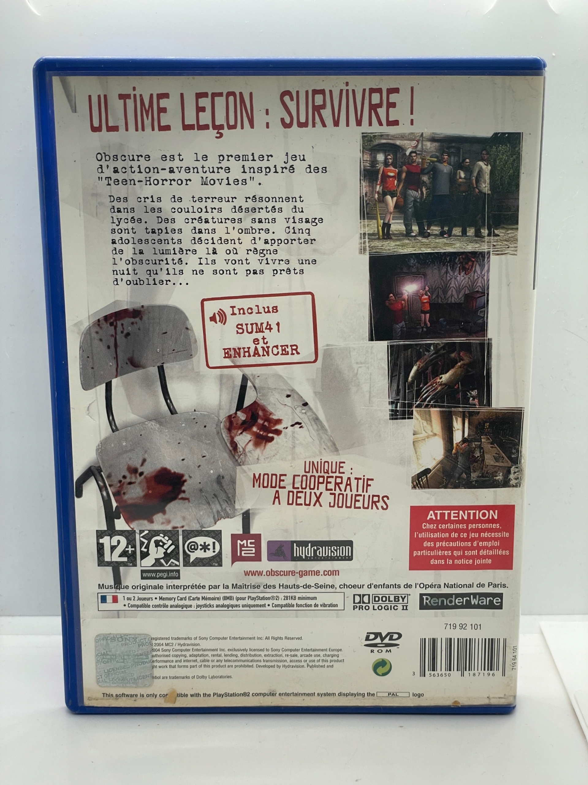 Obscure PS2 (FR) Tematyka przygodowe