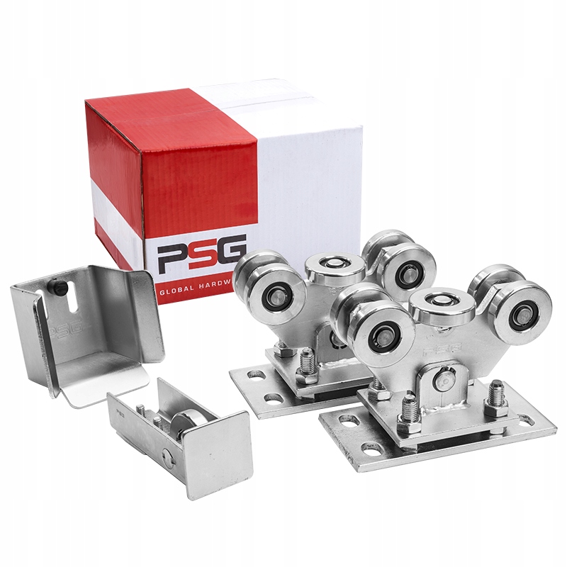 Wózki do bramy przesuwnej 70x70 x 4 mm wózek jezdny ROLKI STALOWE OCYNK