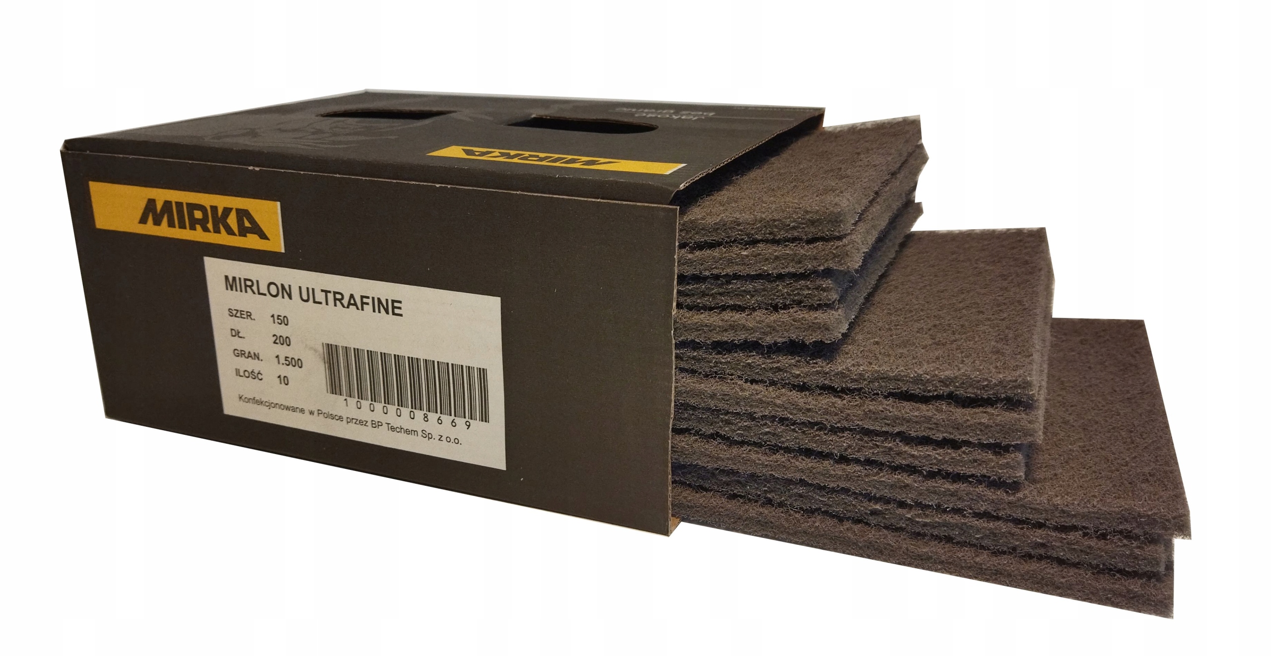 Włóknina ścierna Mirlon Ultra Fine 1500 MIRKA kpl EAN (GTIN) 66845249