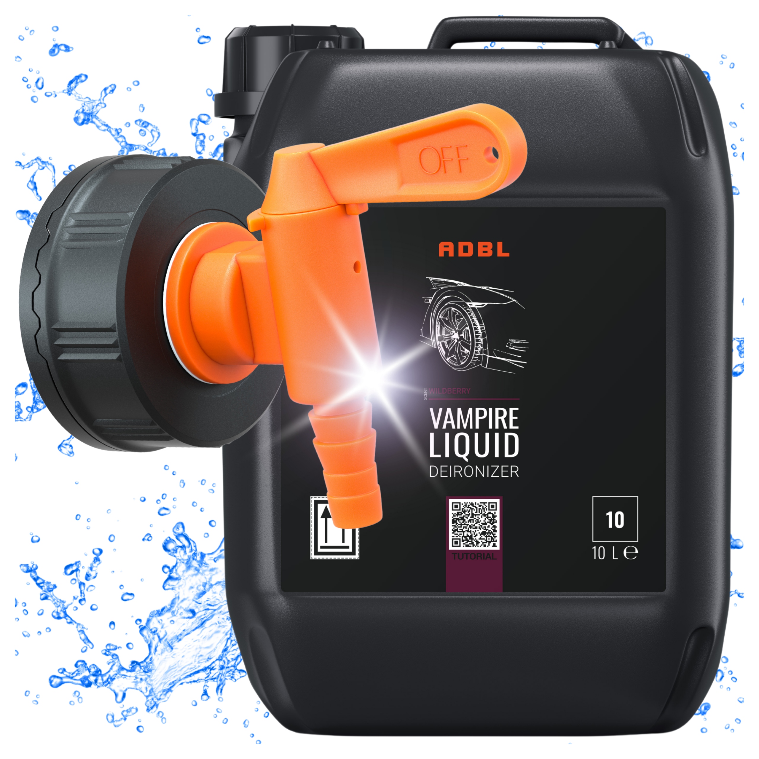 Adbl Vampire Liquid Kranik Čistiaci prostriedok na disky Krvavý disk 10L