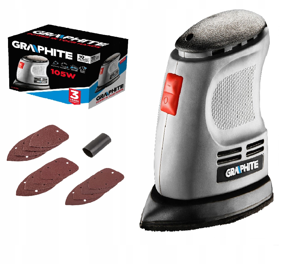 

Graphite Szlifierka Oscylacyjna Delta 105W 59G335