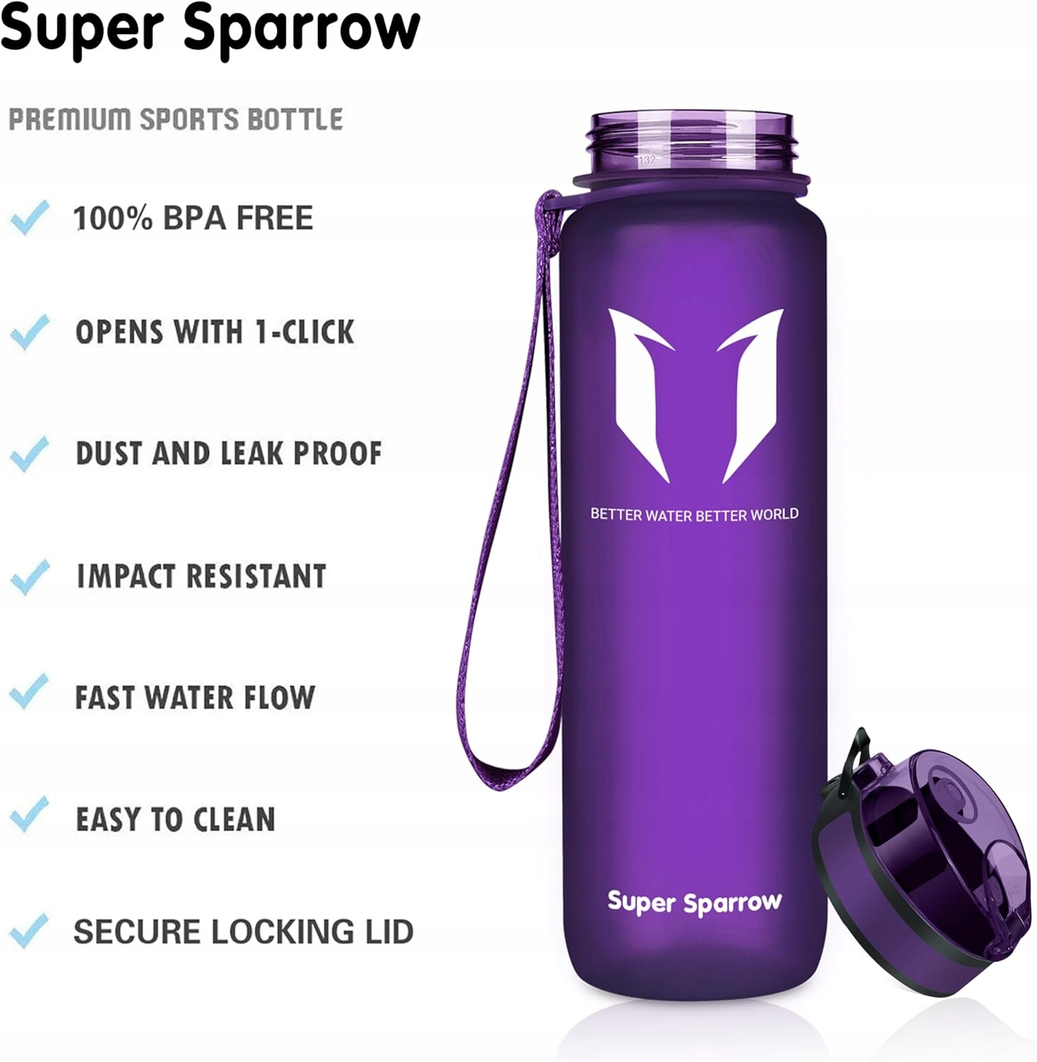 Miękki bidon (softflask) Super Sparrow X-ORCHID-25OZ 750 ml róże i fiolety Kod producenta B07PNV9LYH